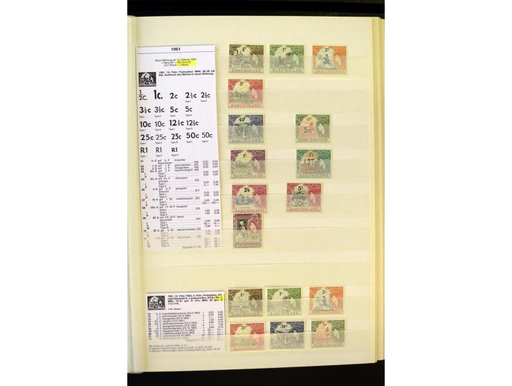 1853/1953, sehr schöne ungebrauchte und gestempelte Sammlung mit Schwerpunkt Kap der guten Hoffnung mit über 100 Dreieckswert
