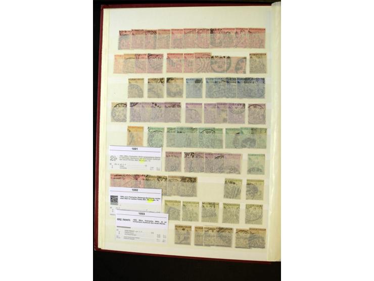1853/1953, sehr schöne ungebrauchte und gestempelte Sammlung mit Schwerpunkt Kap der guten Hoffnung mit über 100 Dreieckswert