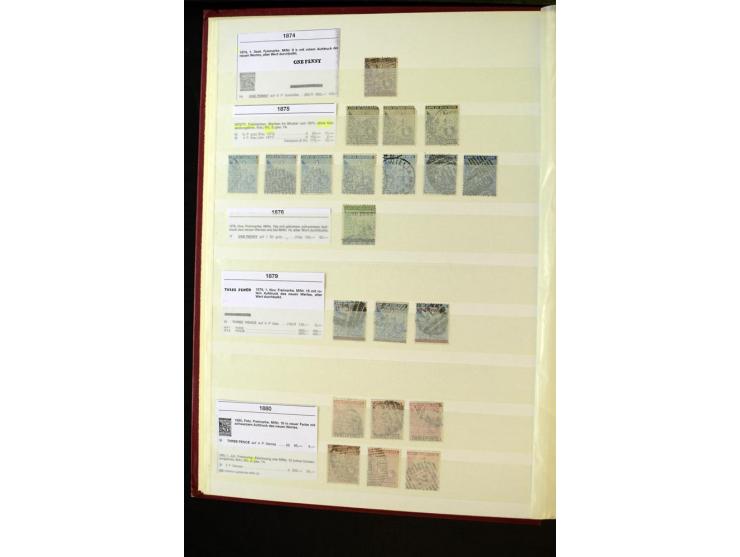 1853/1953, sehr schöne ungebrauchte und gestempelte Sammlung mit Schwerpunkt Kap der guten Hoffnung mit über 100 Dreieckswert