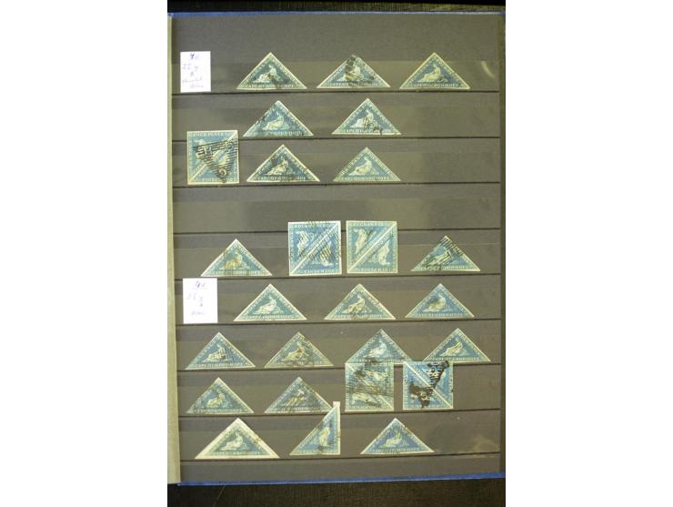 1853/1953, sehr schöne ungebrauchte und gestempelte Sammlung mit Schwerpunkt Kap der guten Hoffnung mit über 100 Dreieckswert