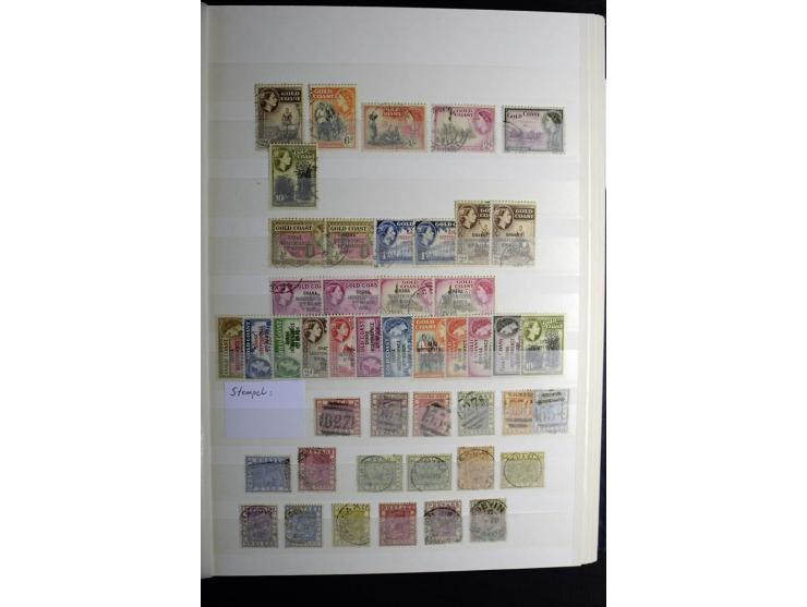 1869/1946, sehr schöne ungebrauchte und gestempelte Sammlung, dabei Gambia Mi.-Nr. 2, 4 und 5Y gestempelt, außerdem  Mi.-Nr. 