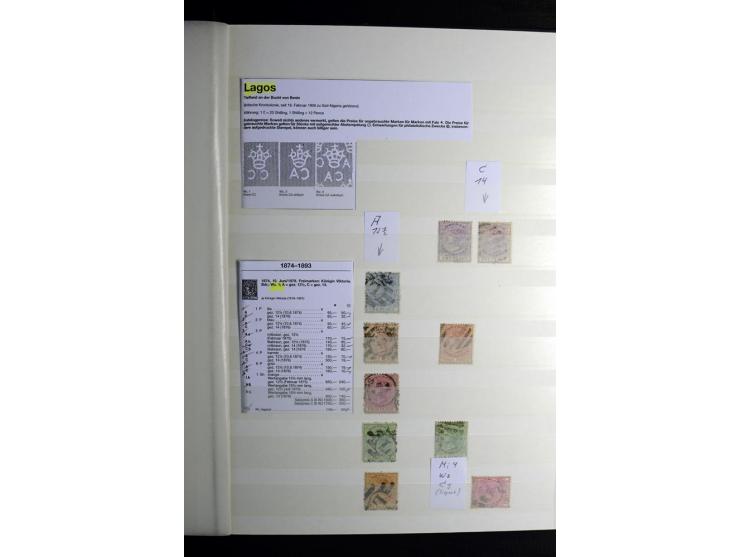 1869/1946, sehr schöne ungebrauchte und gestempelte Sammlung, dabei Gambia Mi.-Nr. 2, 4 und 5Y gestempelt, außerdem  Mi.-Nr. 
