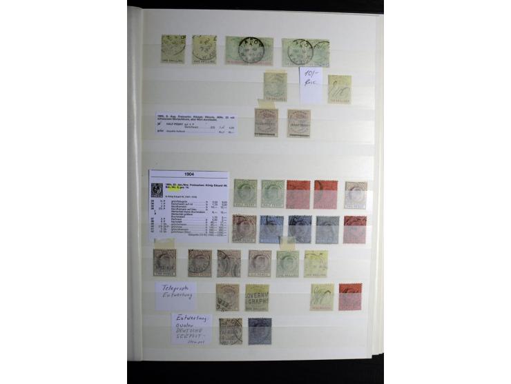 1869/1946, sehr schöne ungebrauchte und gestempelte Sammlung, dabei Gambia Mi.-Nr. 2, 4 und 5Y gestempelt, außerdem  Mi.-Nr. 
