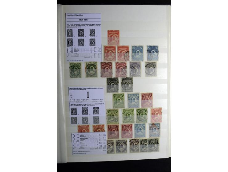 1869/1946, sehr schöne ungebrauchte und gestempelte Sammlung, dabei Gambia Mi.-Nr. 2, 4 und 5Y gestempelt, außerdem  Mi.-Nr. 