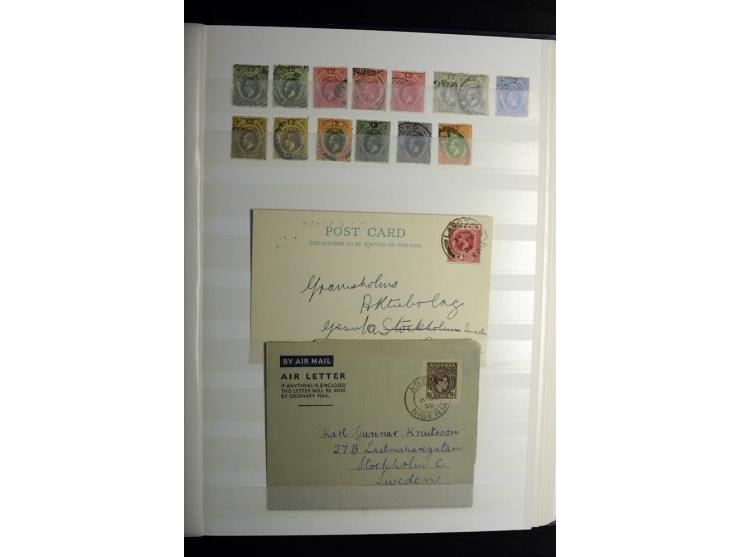 1869/1946, sehr schöne ungebrauchte und gestempelte Sammlung, dabei Gambia Mi.-Nr. 2, 4 und 5Y gestempelt, außerdem  Mi.-Nr. 