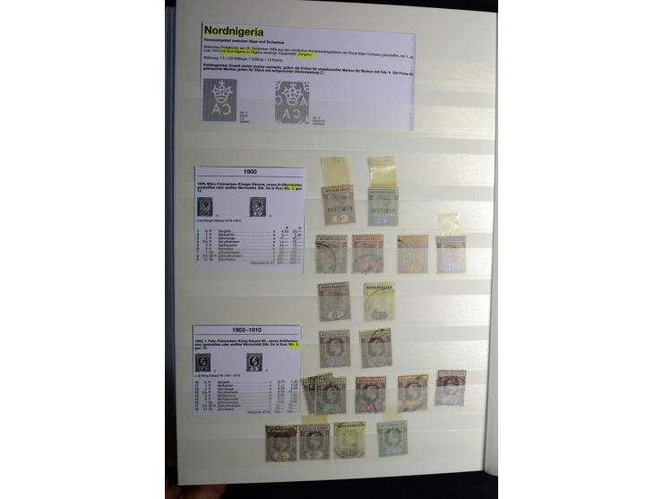 1869/1946, sehr schöne ungebrauchte und gestempelte Sammlung, dabei Gambia Mi.-Nr. 2, 4 und 5Y gestempelt, außerdem  Mi.-Nr. 