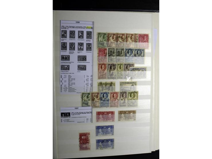 1869/1946, sehr schöne ungebrauchte und gestempelte Sammlung, dabei Gambia Mi.-Nr. 2, 4 und 5Y gestempelt, außerdem  Mi.-Nr. 