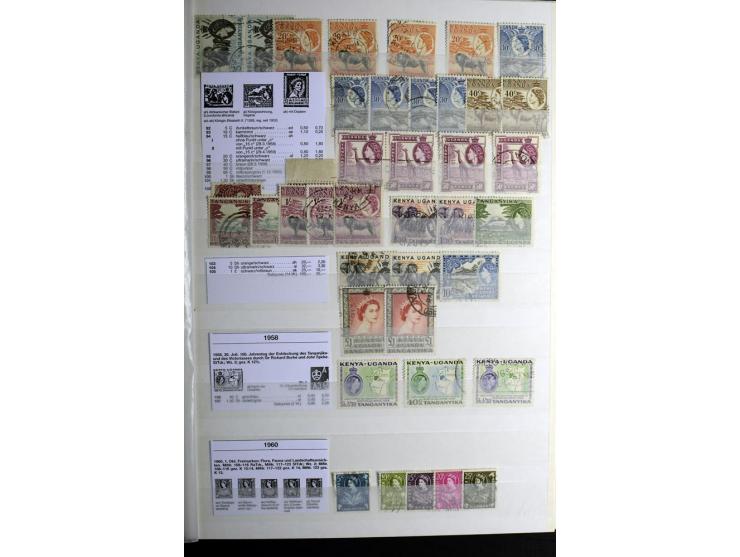 1869/1946, sehr schöne ungebrauchte und gestempelte Sammlung, dabei Gambia Mi.-Nr. 2, 4 und 5Y gestempelt, außerdem  Mi.-Nr. 