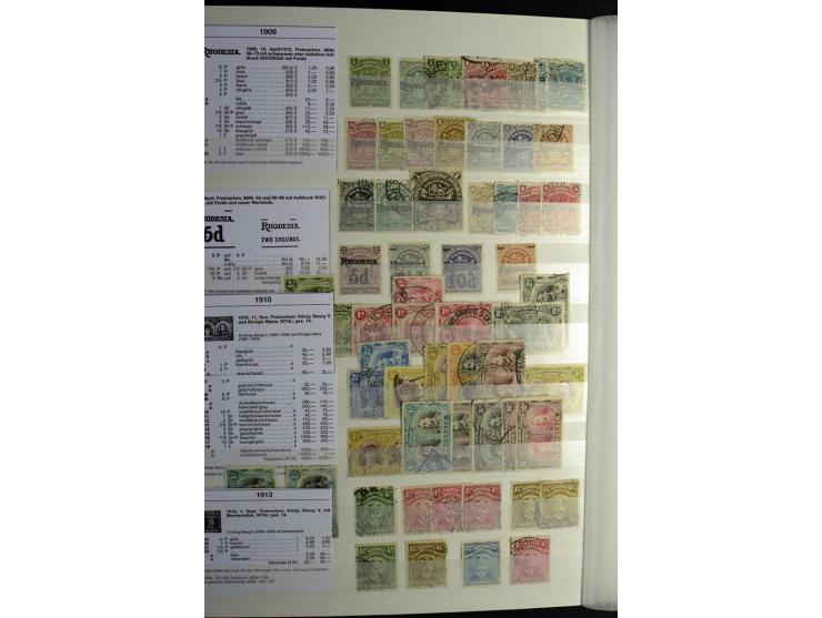 1869/1946, sehr schöne ungebrauchte und gestempelte Sammlung, dabei Gambia Mi.-Nr. 2, 4 und 5Y gestempelt, außerdem  Mi.-Nr. 