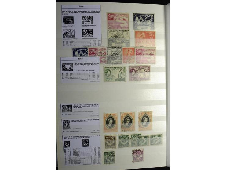 1869/1946, sehr schöne ungebrauchte und gestempelte Sammlung, dabei Gambia Mi.-Nr. 2, 4 und 5Y gestempelt, außerdem  Mi.-Nr. 