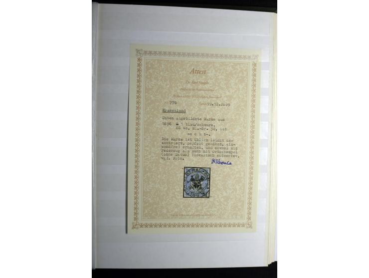 1869/1946, sehr schöne ungebrauchte und gestempelte Sammlung, dabei Gambia Mi.-Nr. 2, 4 und 5Y gestempelt, außerdem  Mi.-Nr. 