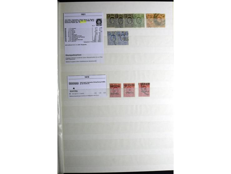 1869/1946, sehr schöne ungebrauchte und gestempelte Sammlung, dabei Gambia Mi.-Nr. 2, 4 und 5Y gestempelt, außerdem  Mi.-Nr. 