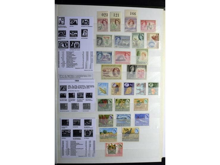 1869/1946, sehr schöne ungebrauchte und gestempelte Sammlung, dabei Gambia Mi.-Nr. 2, 4 und 5Y gestempelt, außerdem  Mi.-Nr. 