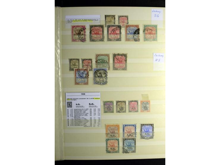 1869/1946, sehr schöne ungebrauchte und gestempelte Sammlung, dabei Gambia Mi.-Nr. 2, 4 und 5Y gestempelt, außerdem  Mi.-Nr. 