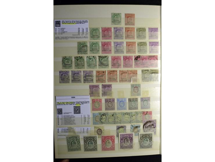 1869/1946, sehr schöne ungebrauchte und gestempelte Sammlung, dabei Gambia Mi.-Nr. 2, 4 und 5Y gestempelt, außerdem  Mi.-Nr. 
