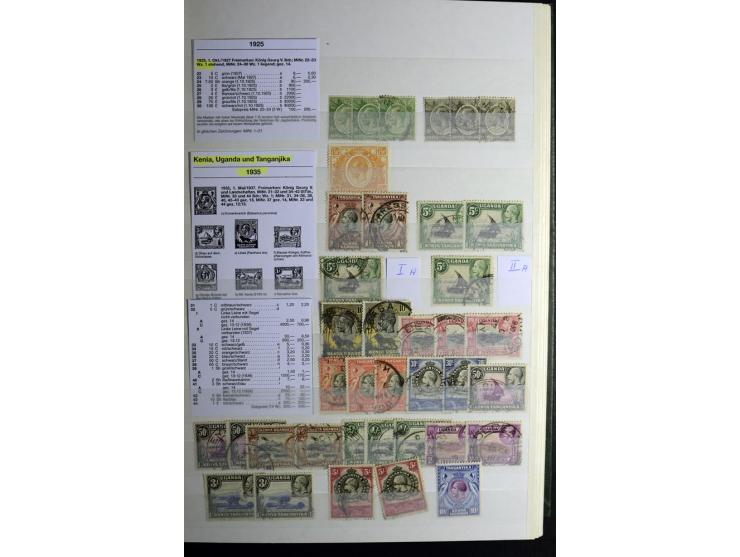1869/1946, sehr schöne ungebrauchte und gestempelte Sammlung, dabei Gambia Mi.-Nr. 2, 4 und 5Y gestempelt, außerdem  Mi.-Nr. 