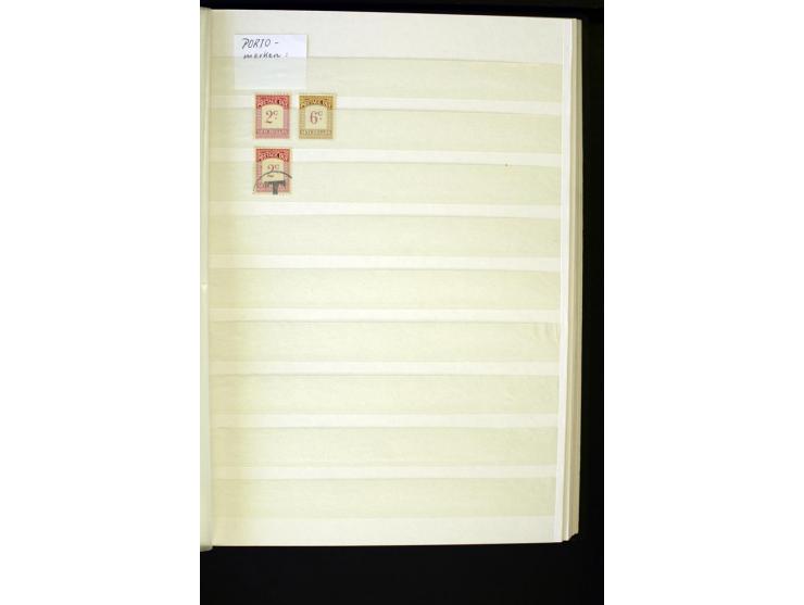 1848/1961, schöne ungebrauchte und gestempelte Sammlung mit gutem Teil Mauritius, dabei u.a. Mi.-Nr. 3IV, 3V, 4III, 4IV, 5I, 