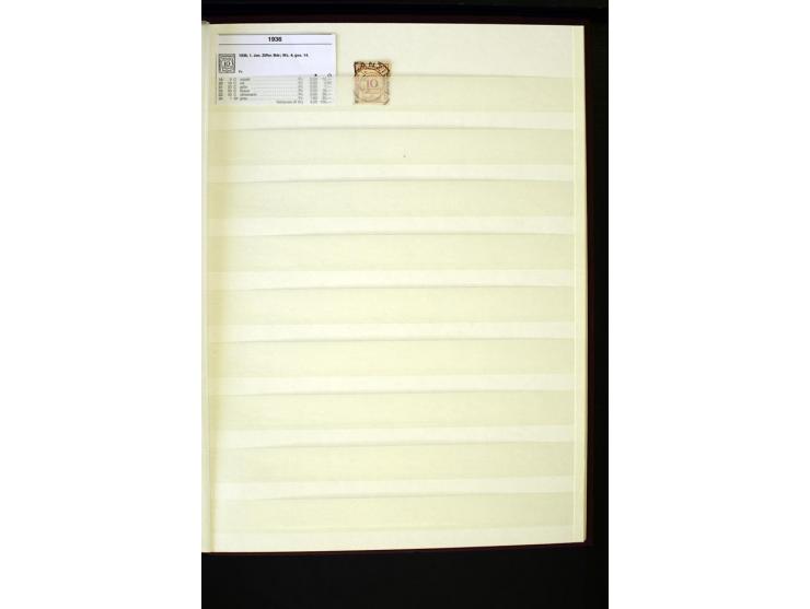 1848/1961, schöne ungebrauchte und gestempelte Sammlung mit gutem Teil Mauritius, dabei u.a. Mi.-Nr. 3IV, 3V, 4III, 4IV, 5I, 