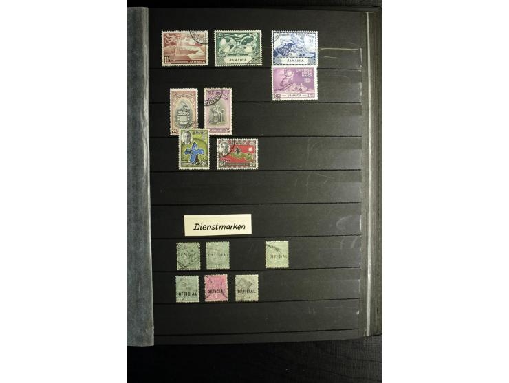KARIBIK: 1859/1950, sehr schöne und umfangreiche ungebrauchte und gestempelte Sammlung, dabei Antigua Mi.-Nr. 1 ungebraucht, 
