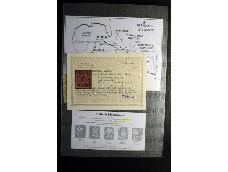 KARIBIK: 1859/1950, sehr schöne und umfangreiche ungebrauchte und gestempelte Sammlung, dabei Antigua Mi.-Nr. 1 ungebraucht, 