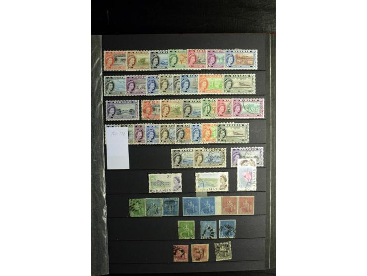 KARIBIK: 1859/1950, sehr schöne und umfangreiche ungebrauchte und gestempelte Sammlung, dabei Antigua Mi.-Nr. 1 ungebraucht, 