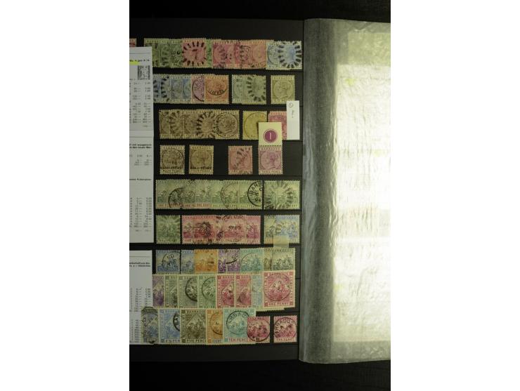 KARIBIK: 1859/1950, sehr schöne und umfangreiche ungebrauchte und gestempelte Sammlung, dabei Antigua Mi.-Nr. 1 ungebraucht, 