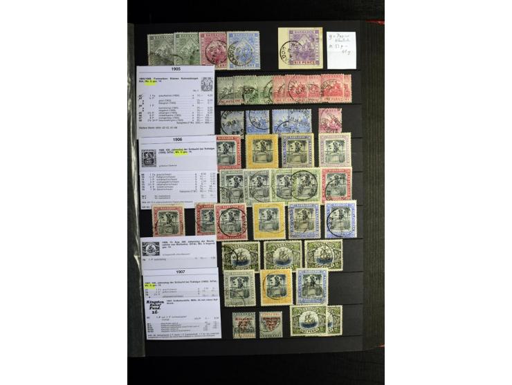 KARIBIK: 1859/1950, sehr schöne und umfangreiche ungebrauchte und gestempelte Sammlung, dabei Antigua Mi.-Nr. 1 ungebraucht, 