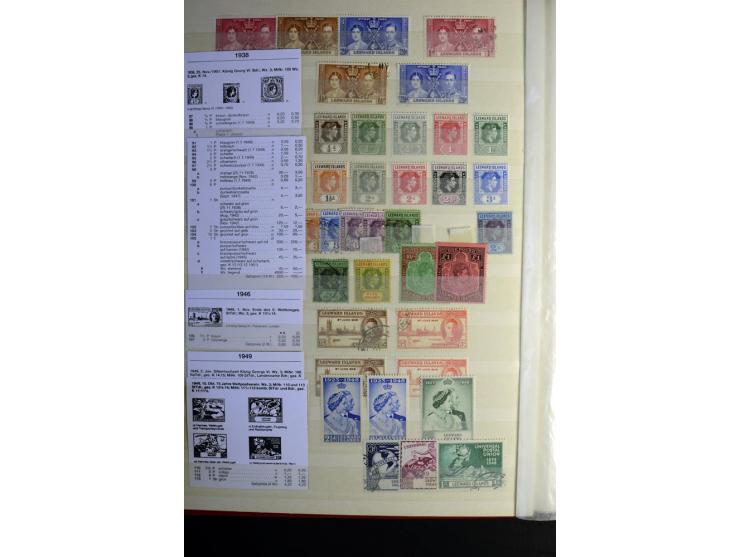 KARIBIK: 1859/1950, sehr schöne und umfangreiche ungebrauchte und gestempelte Sammlung, dabei Antigua Mi.-Nr. 1 ungebraucht, 