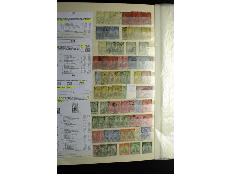 KARIBIK: 1859/1950, sehr schöne und umfangreiche ungebrauchte und gestempelte Sammlung, dabei Antigua Mi.-Nr. 1 ungebraucht, 