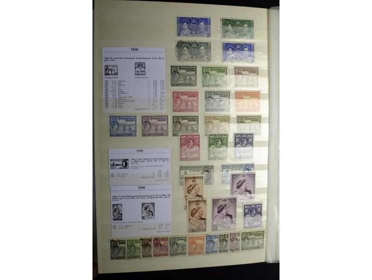 KARIBIK: 1859/1950, sehr schöne und umfangreiche ungebrauchte und gestempelte Sammlung, dabei Antigua Mi.-Nr. 1 ungebraucht, 