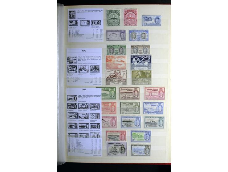 KARIBIK: 1859/1950, sehr schöne und umfangreiche ungebrauchte und gestempelte Sammlung, dabei Antigua Mi.-Nr. 1 ungebraucht, 