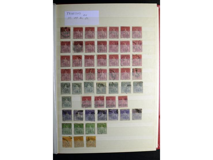 KARIBIK: 1859/1950, sehr schöne und umfangreiche ungebrauchte und gestempelte Sammlung, dabei Antigua Mi.-Nr. 1 ungebraucht, 