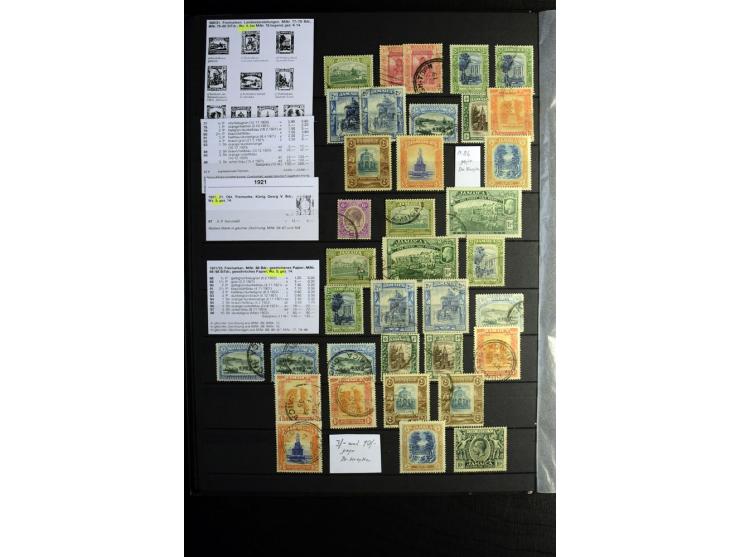 KARIBIK: 1859/1950, sehr schöne und umfangreiche ungebrauchte und gestempelte Sammlung, dabei Antigua Mi.-Nr. 1 ungebraucht, 