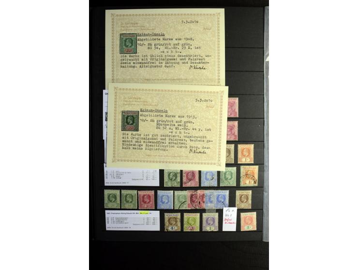 KARIBIK: 1859/1950, sehr schöne und umfangreiche ungebrauchte und gestempelte Sammlung, dabei Antigua Mi.-Nr. 1 ungebraucht, 