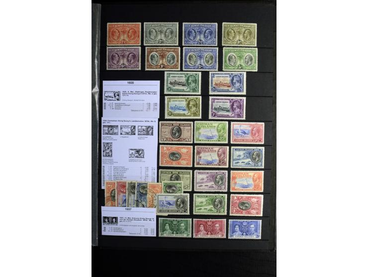 KARIBIK: 1859/1950, sehr schöne und umfangreiche ungebrauchte und gestempelte Sammlung, dabei Antigua Mi.-Nr. 1 ungebraucht, 