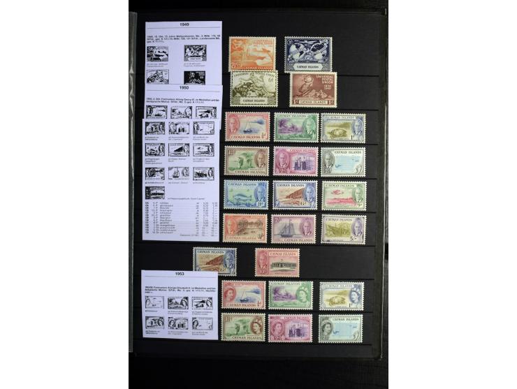 KARIBIK: 1859/1950, sehr schöne und umfangreiche ungebrauchte und gestempelte Sammlung, dabei Antigua Mi.-Nr. 1 ungebraucht, 