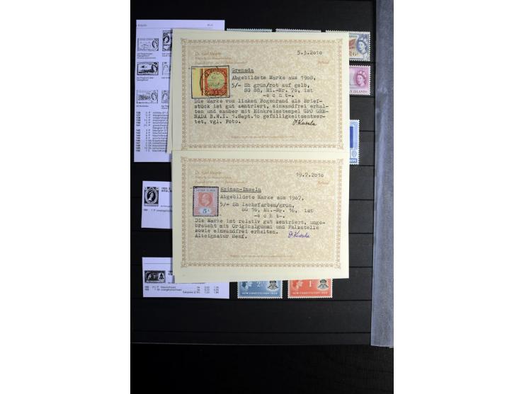 KARIBIK: 1859/1950, sehr schöne und umfangreiche ungebrauchte und gestempelte Sammlung, dabei Antigua Mi.-Nr. 1 ungebraucht, 