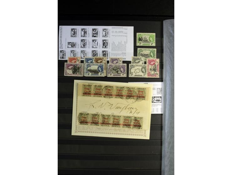 1856/1953, sehr schöne gestempelte und ungebrauchte Sammlung, dabei Britisch Guiana Mi.-Nr. 34C gestempelt, Falkland Inseln m