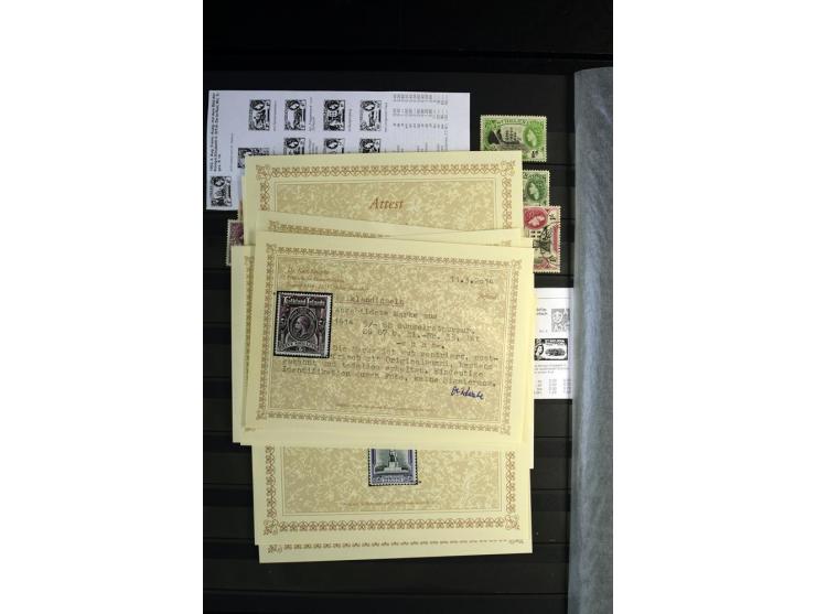 1856/1953, sehr schöne gestempelte und ungebrauchte Sammlung, dabei Britisch Guiana Mi.-Nr. 34C gestempelt, Falkland Inseln m