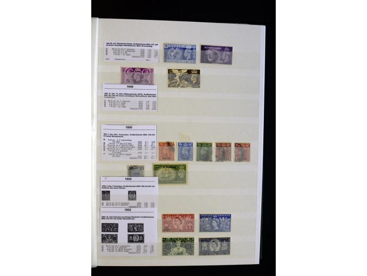 1857/1964, sehr schöne ungebrauchte und gestempelte Sammlung, dabei Aden mit Vorläufern, Qatar, Bahrain mit diversen besseren