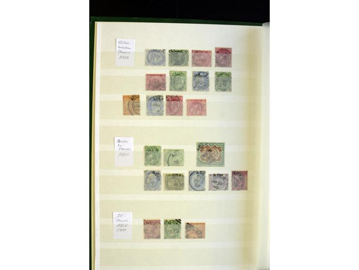 1857/1964, sehr schöne ungebrauchte und gestempelte Sammlung, dabei Aden mit Vorläufern, Qatar, Bahrain mit diversen besseren