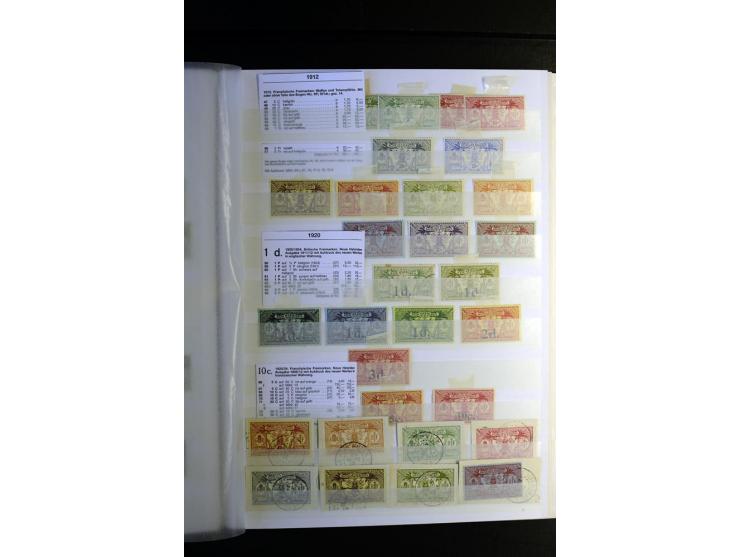 1855/1955, sehr schöne ungebrauchte und gestempelte Sammlung, dabei u.a. Cook-Inseln Mi.-Nr. 4 gestempelt, Fidschi Mi.-Nr. 3,