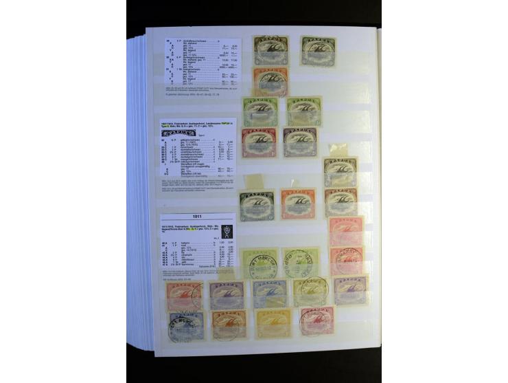 1855/1955, sehr schöne ungebrauchte und gestempelte Sammlung, dabei u.a. Cook-Inseln Mi.-Nr. 4 gestempelt, Fidschi Mi.-Nr. 3,