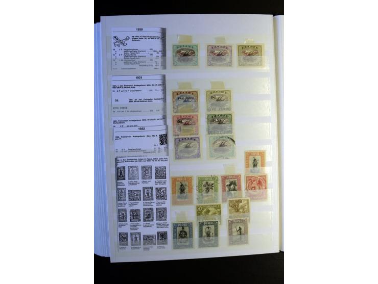 1855/1955, sehr schöne ungebrauchte und gestempelte Sammlung, dabei u.a. Cook-Inseln Mi.-Nr. 4 gestempelt, Fidschi Mi.-Nr. 3,