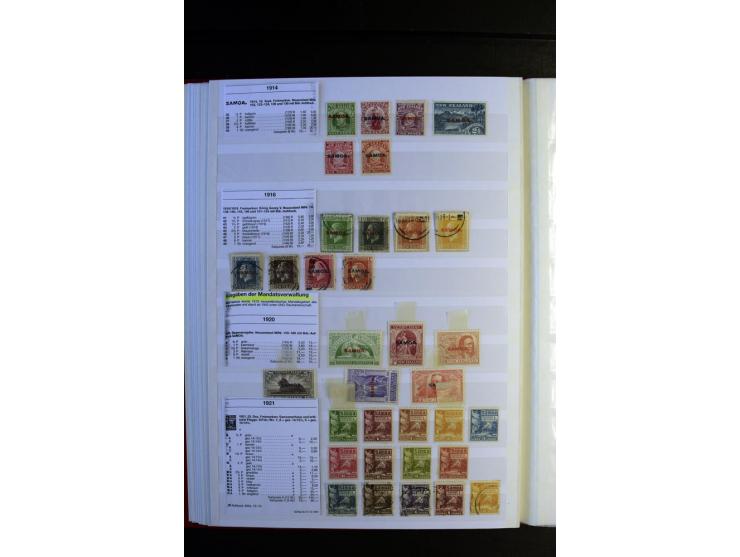 1855/1955, sehr schöne ungebrauchte und gestempelte Sammlung, dabei u.a. Cook-Inseln Mi.-Nr. 4 gestempelt, Fidschi Mi.-Nr. 3,