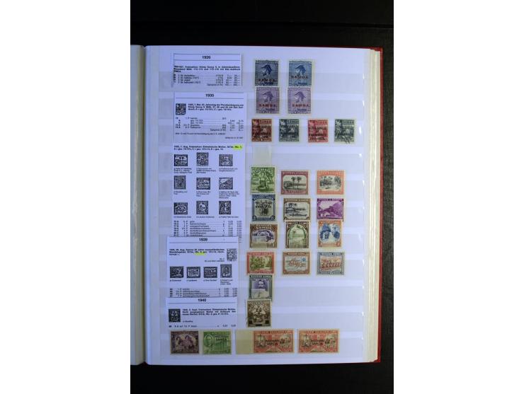 1855/1955, sehr schöne ungebrauchte und gestempelte Sammlung, dabei u.a. Cook-Inseln Mi.-Nr. 4 gestempelt, Fidschi Mi.-Nr. 3,