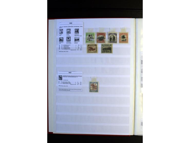 1855/1955, sehr schöne ungebrauchte und gestempelte Sammlung, dabei u.a. Cook-Inseln Mi.-Nr. 4 gestempelt, Fidschi Mi.-Nr. 3,