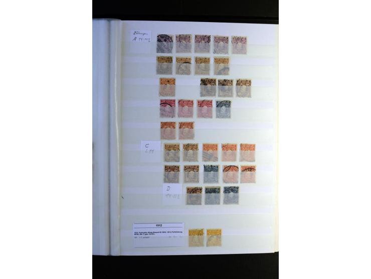 1855/1955, sehr schöne ungebrauchte und gestempelte Sammlung, dabei u.a. Cook-Inseln Mi.-Nr. 4 gestempelt, Fidschi Mi.-Nr. 3,