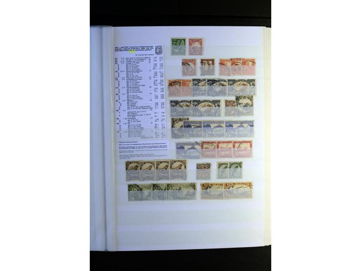 1855/1955, sehr schöne ungebrauchte und gestempelte Sammlung, dabei u.a. Cook-Inseln Mi.-Nr. 4 gestempelt, Fidschi Mi.-Nr. 3,