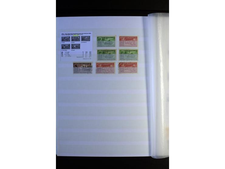 1855/1955, sehr schöne ungebrauchte und gestempelte Sammlung, dabei u.a. Cook-Inseln Mi.-Nr. 4 gestempelt, Fidschi Mi.-Nr. 3,